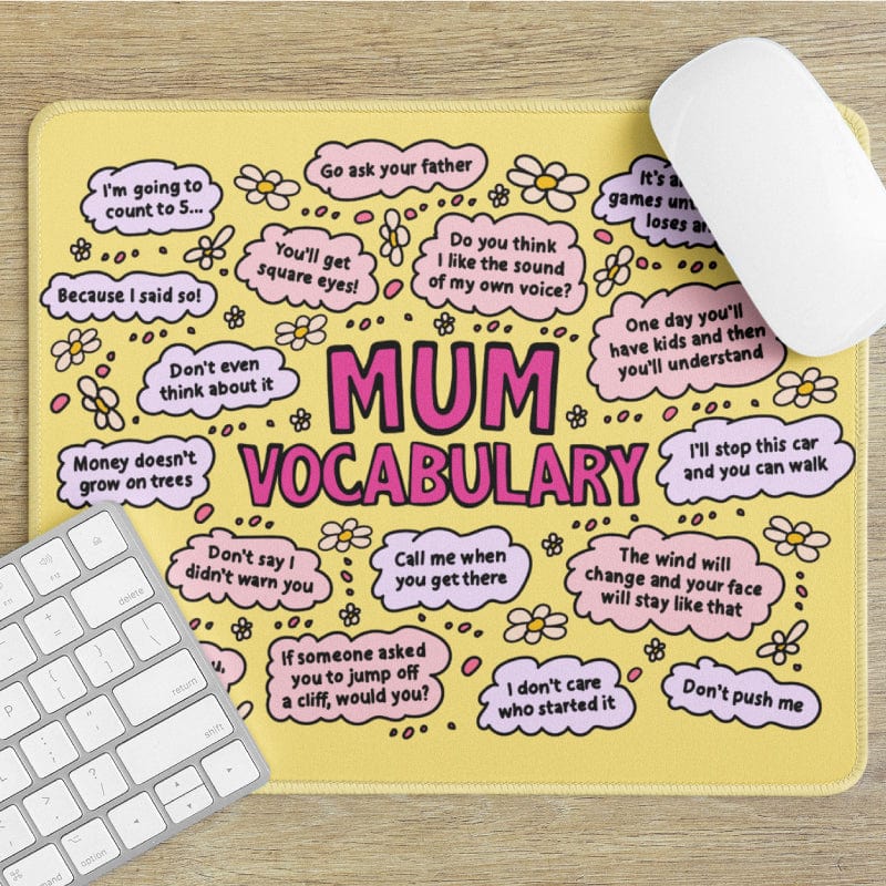 Mum's Vocab 👩💬 - Mouse Pad