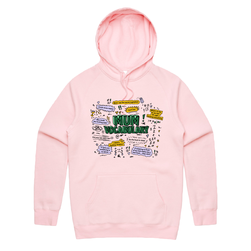Mum's Vocab 😡📣 – Unisex Hoodie