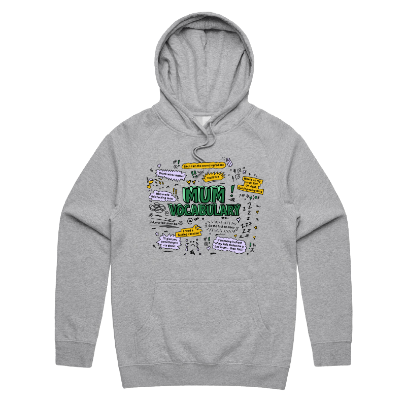Mum's Vocab 😡📣 – Unisex Hoodie