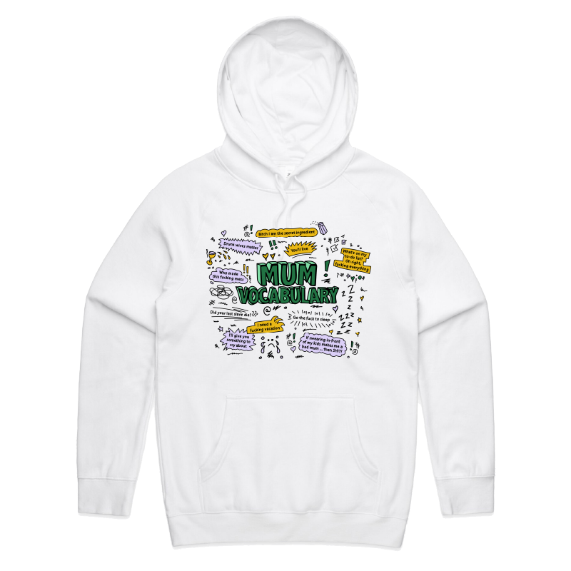 Mum's Vocab 😡📣 – Unisex Hoodie