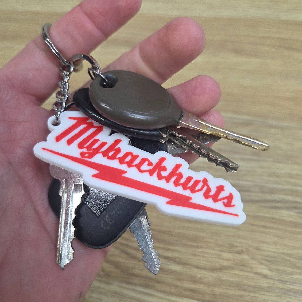 My Back Hurts - Keychain 🧰🔑