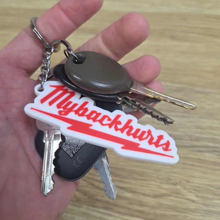 My Back Hurts - Keychain 🧰🔑