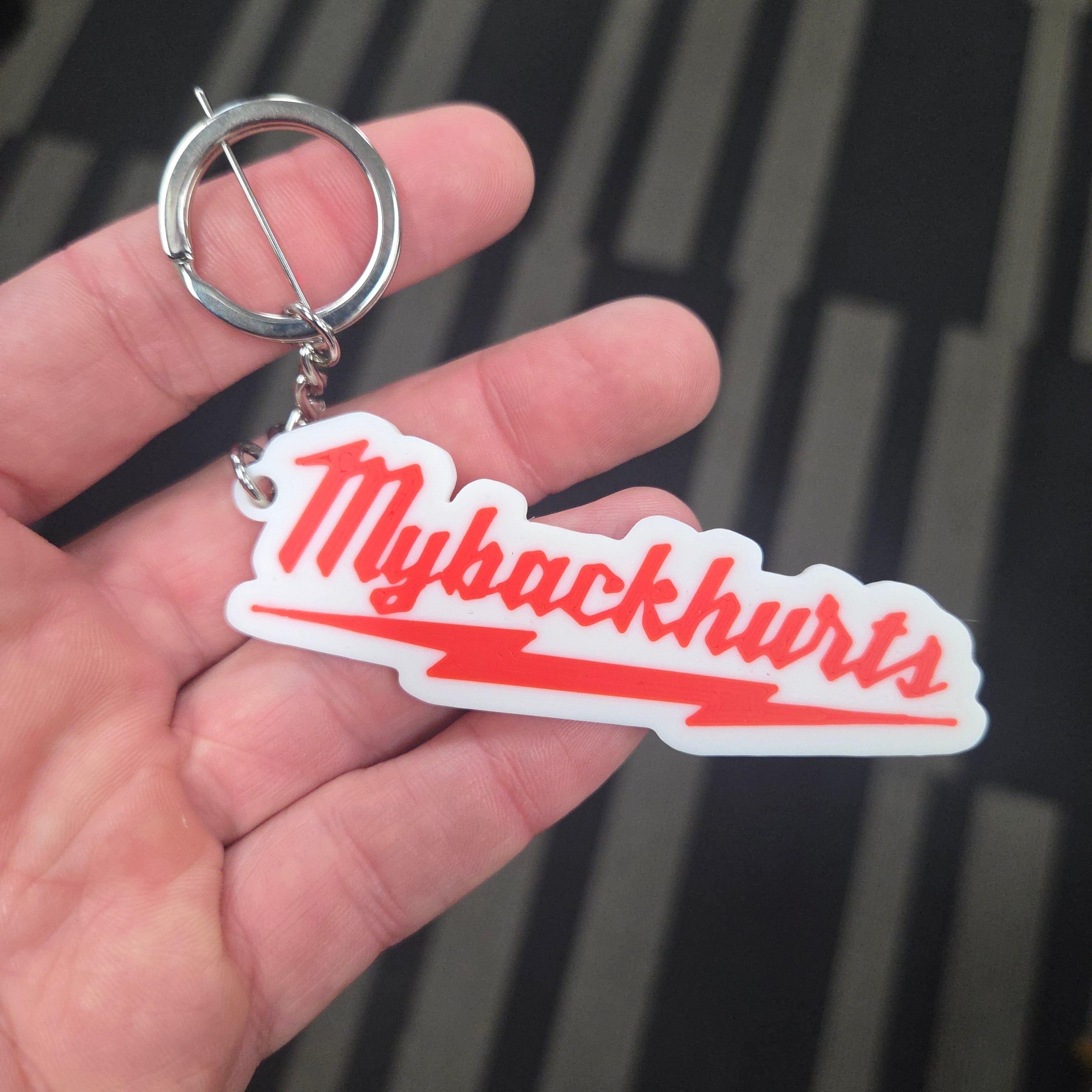 My Back Hurts - Keychain 🧰🔑