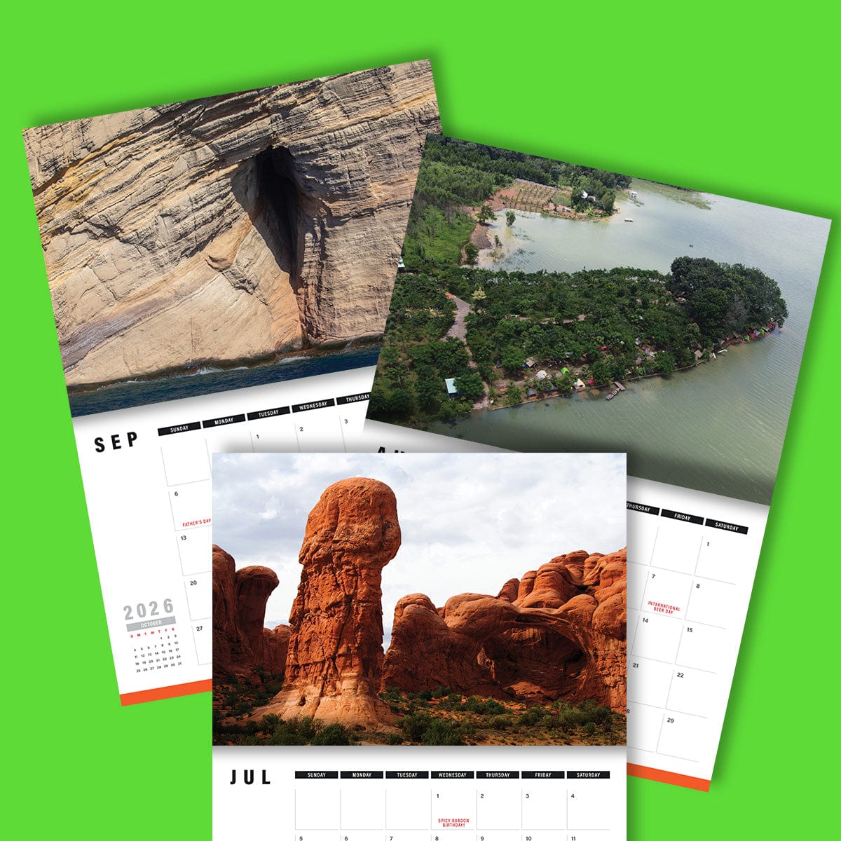 Naughty Nature 🌵🍑 - 2026 Calendar