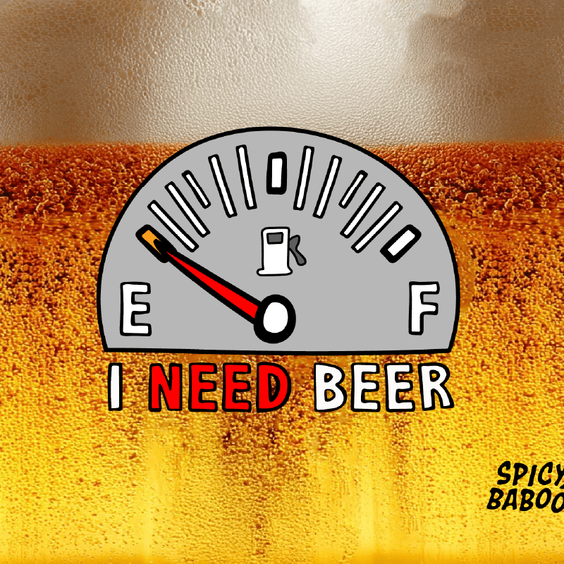 Need Beer 🍺⛽ – Stubby Holder