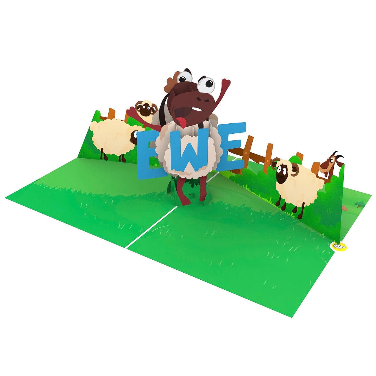 No One Like Ewe 🐑💅 - 3D Inappropriate Greeting Card