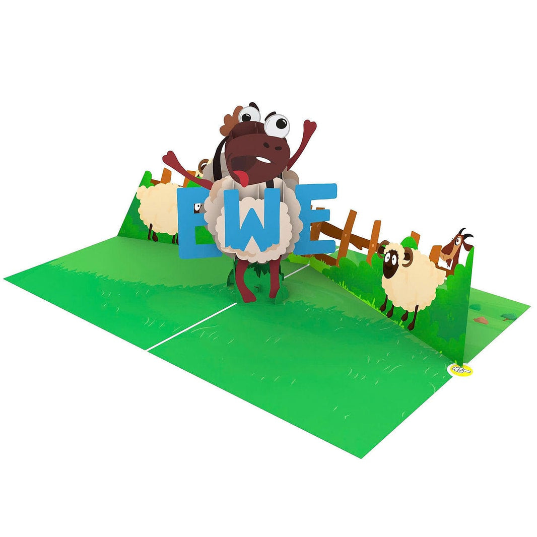No One Like Ewe 🐑💅 - 3D Inappropriate Greeting Card