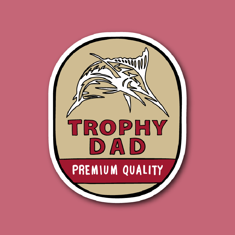 Northern Trophy Dad 🍺🏆 – Sticker