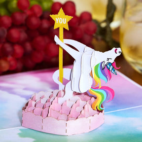 Not Like The Others 🐴🦄- 3D Inappropriate Greeting Card