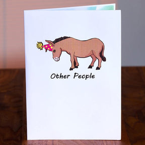 Not Like The Others 🐴🦄- 3D Inappropriate Greeting Card