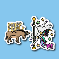 Not Like The Others  🐴🦄 – Sticker