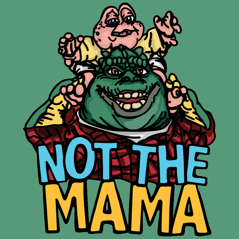 Not The Mama 🦕🍳 - Women's Crop Top