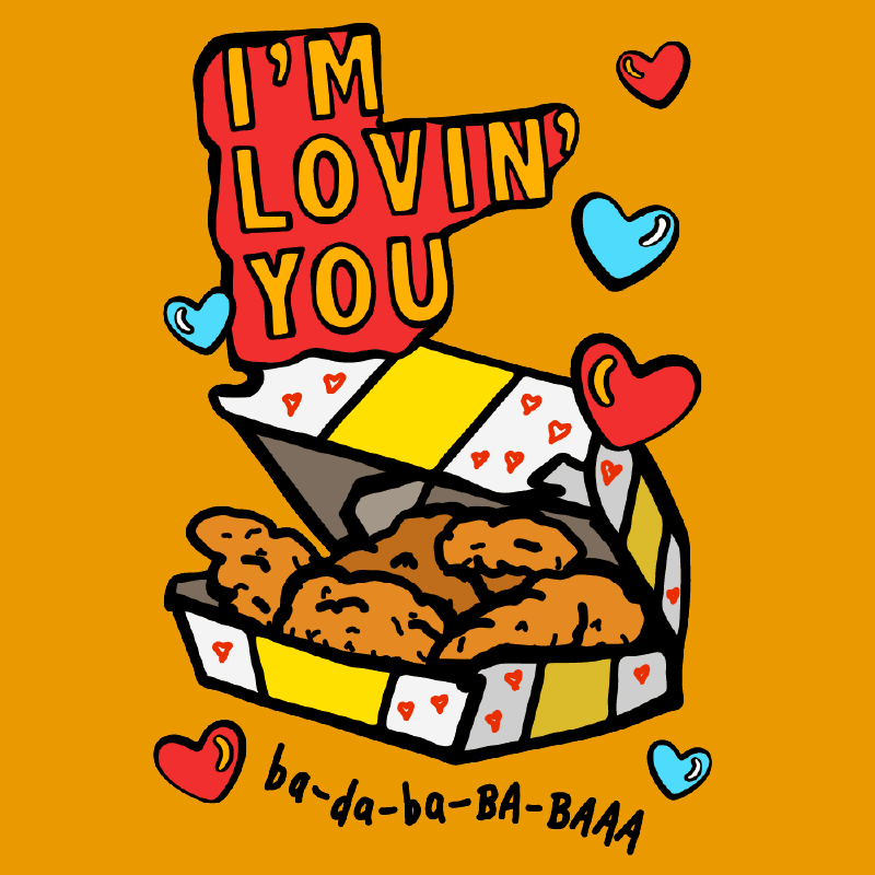 Nugget Love 🍗💞 – Coffee Mug