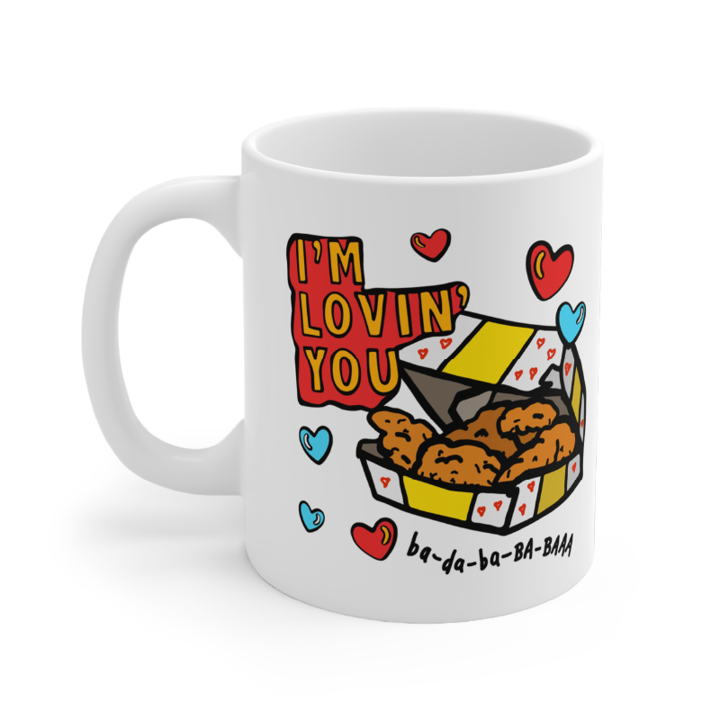 Nugget Love 🍗💞 – Coffee Mug