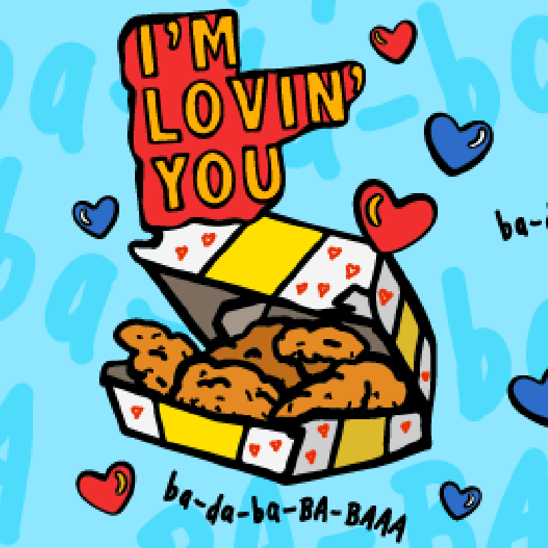 Nugget Love 🍗💞 – Stubby Holder