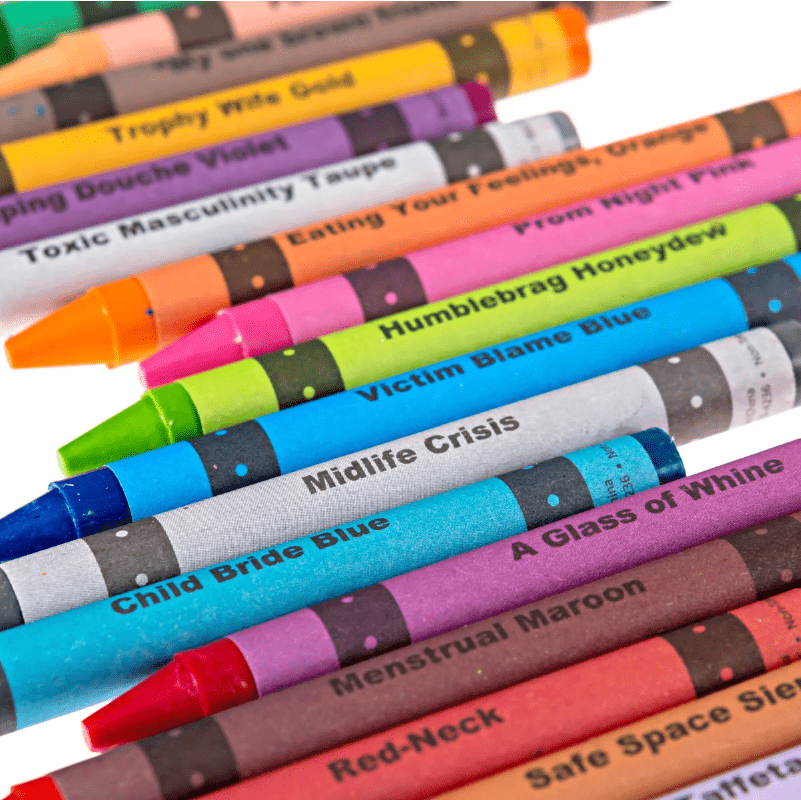 Offensive-ISH Edition Adult Crayons