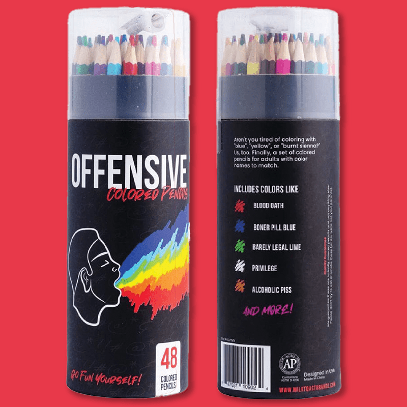 Offensive Pencils ⚠️✏️ - Coloured Pencils