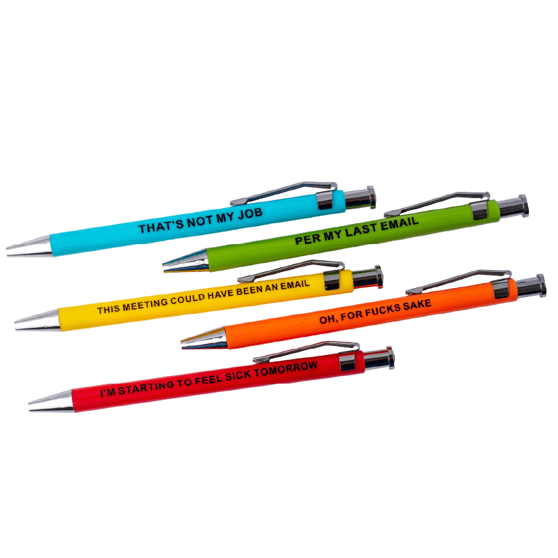 Offensive Office Pen Set - Funky Gifts NZ
