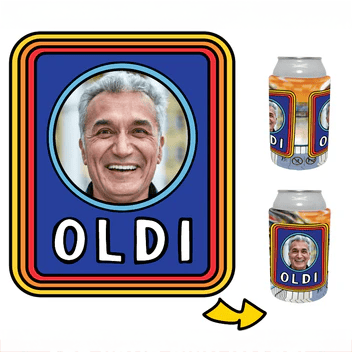 Oldi 🛒 - Personalised Stubby Holder