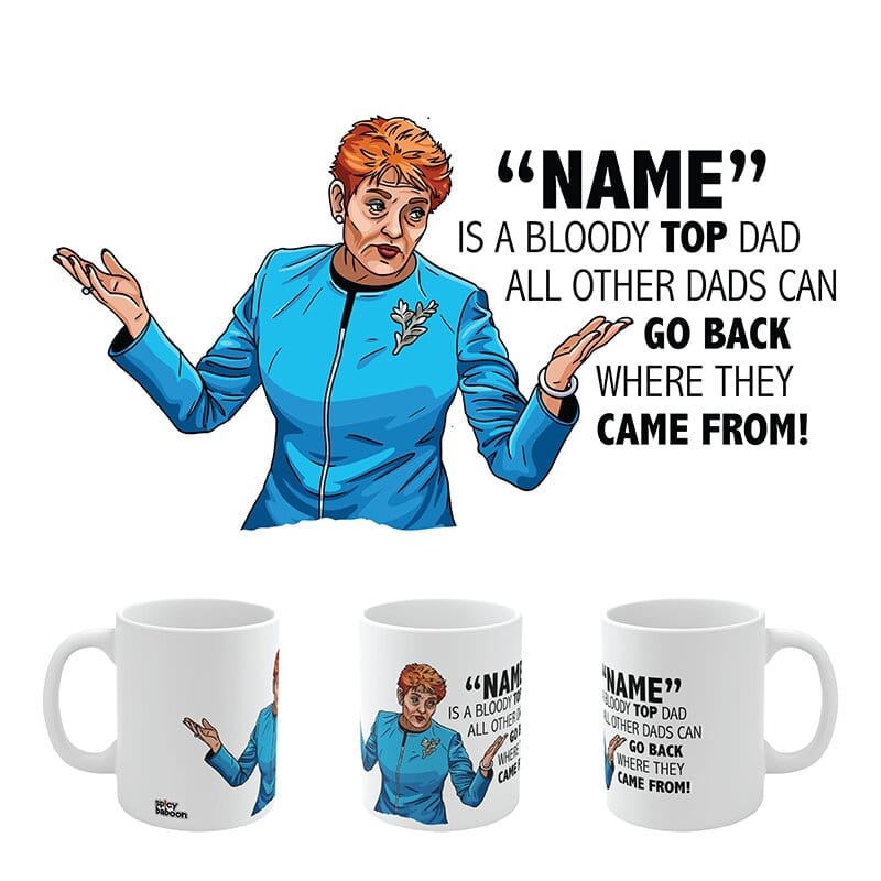 Pauline Approves Your Dad 👩‍🦰 - Personalised Mug