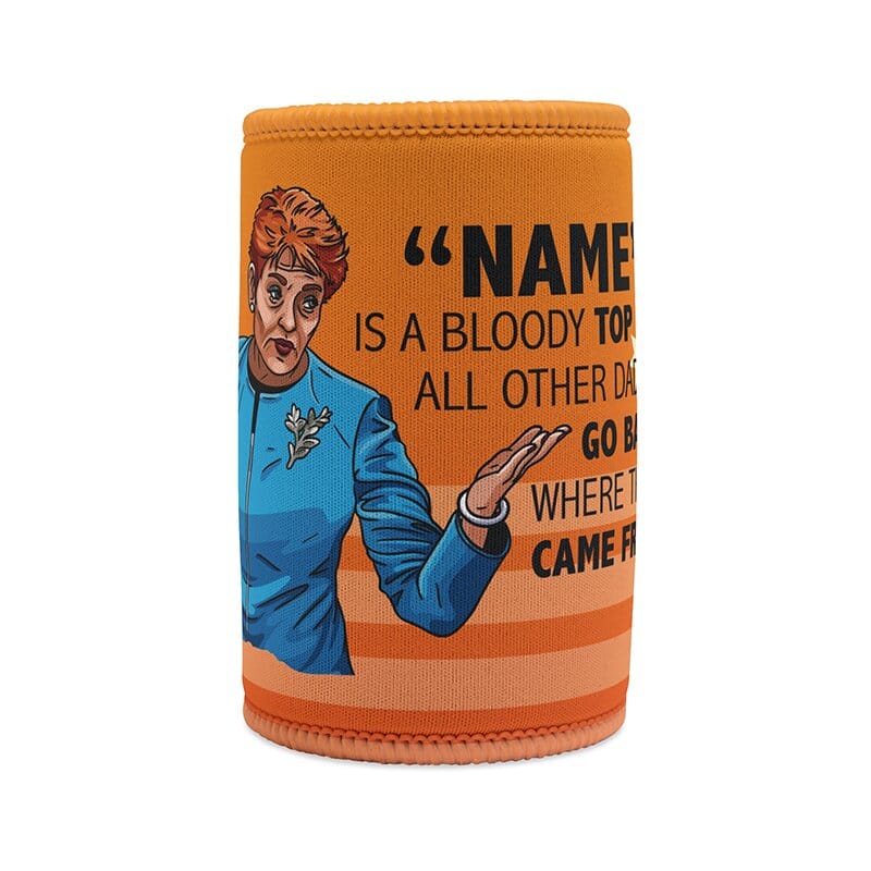 Pauline Approves Your Dad 👩‍🦰 - Personalised Stubby Holder