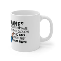 Pauline Approves Your Person 👩‍🦰 - Personalised Mug for your: Mate, Mum, Dad, Brother, Sister, Cousin, Uncle Aunty, Nan, Pop, Friend, Co- Worker, Partner