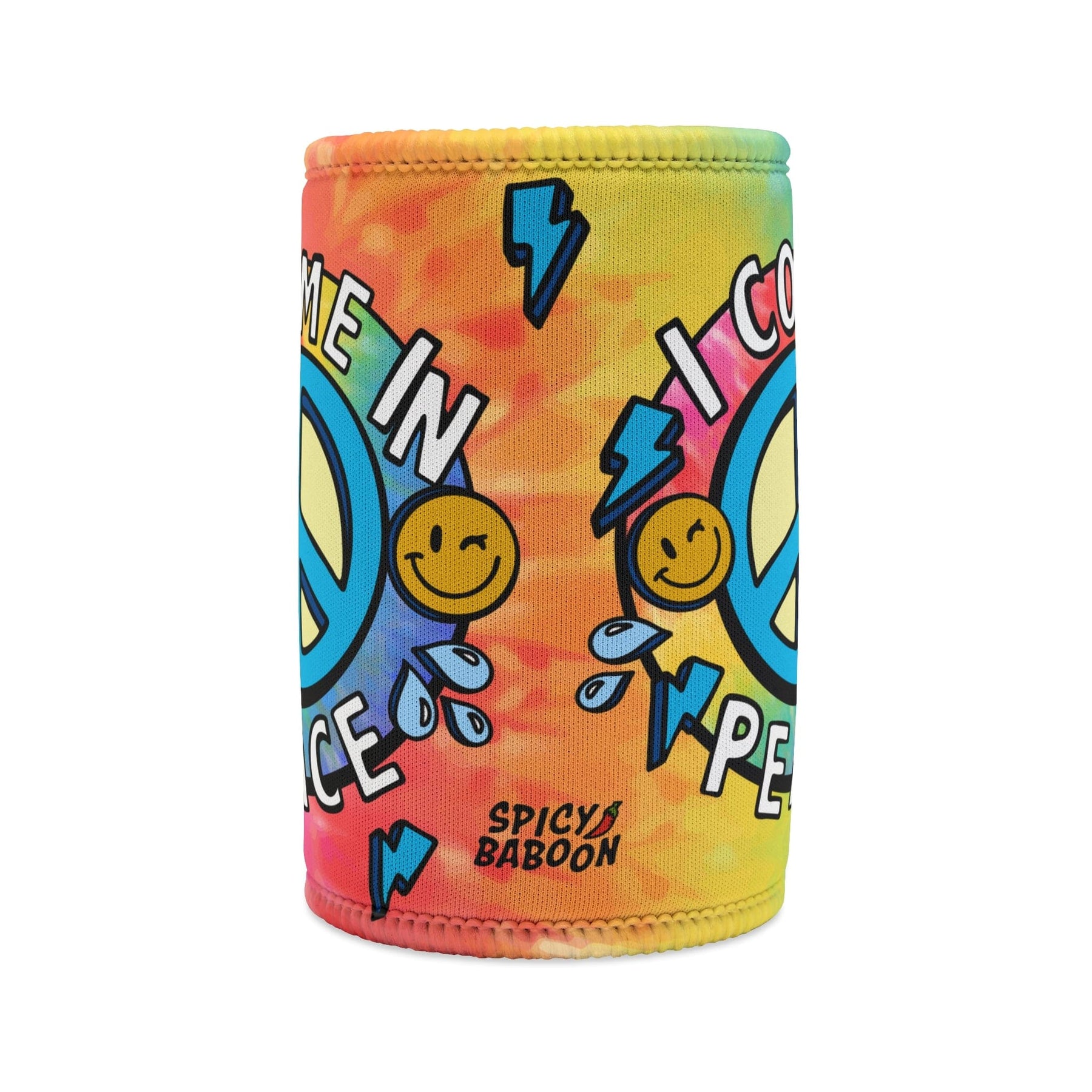 Peace & I Come In Peace ☮️ – Stubby Holder (Pair)