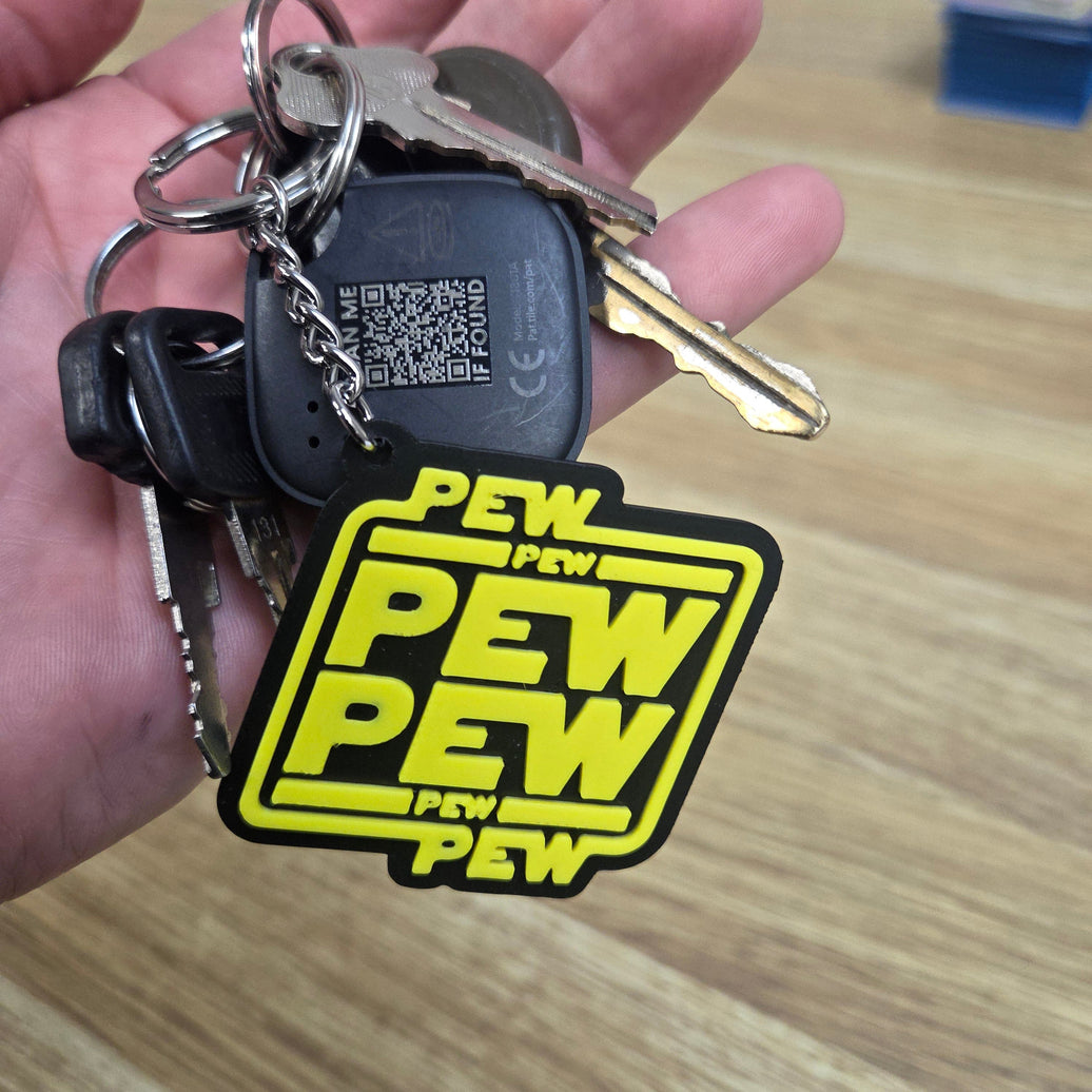 Pew Pew Pew - Keychain 🌌🔑