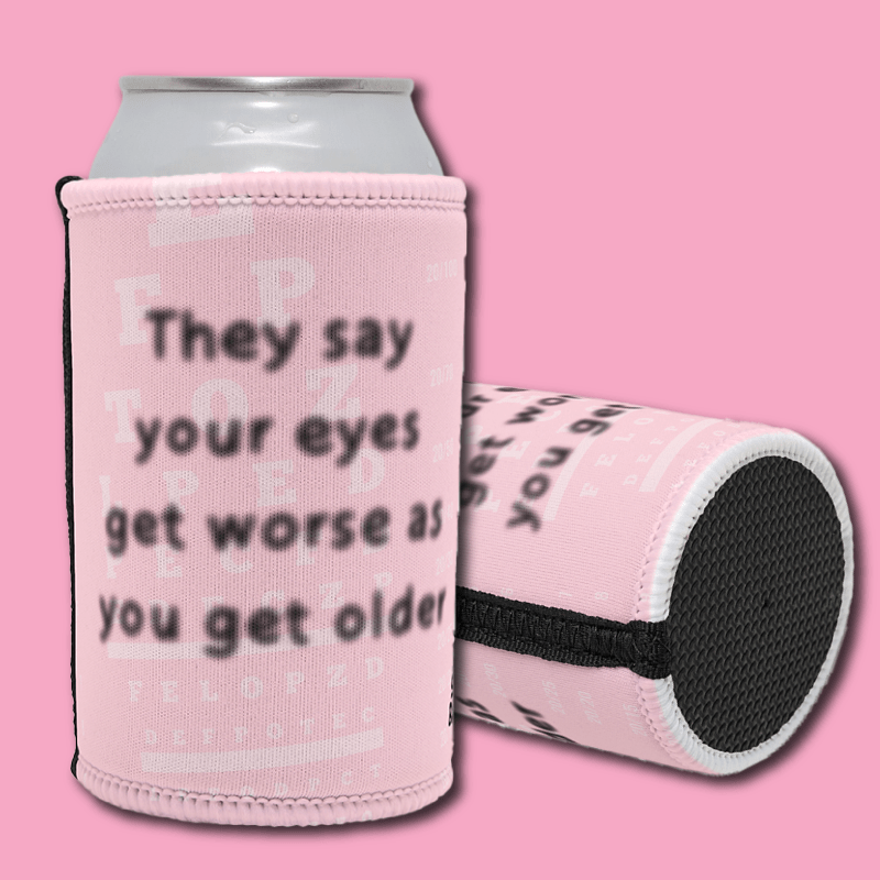 Pink Eyes Get Worse... 👓❌ – Stubby Holder