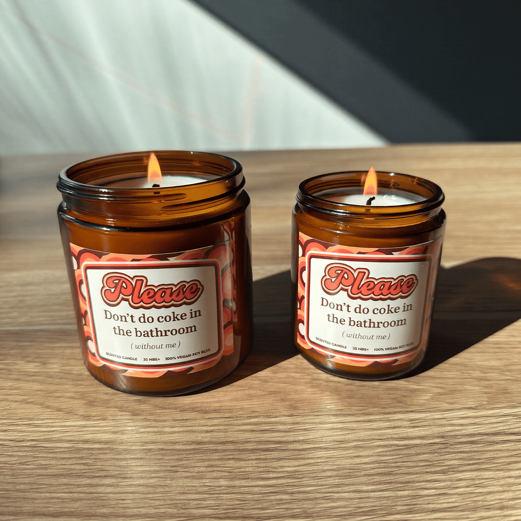 Please Don't Do Coke (without me) ❄️ - Scented Candle