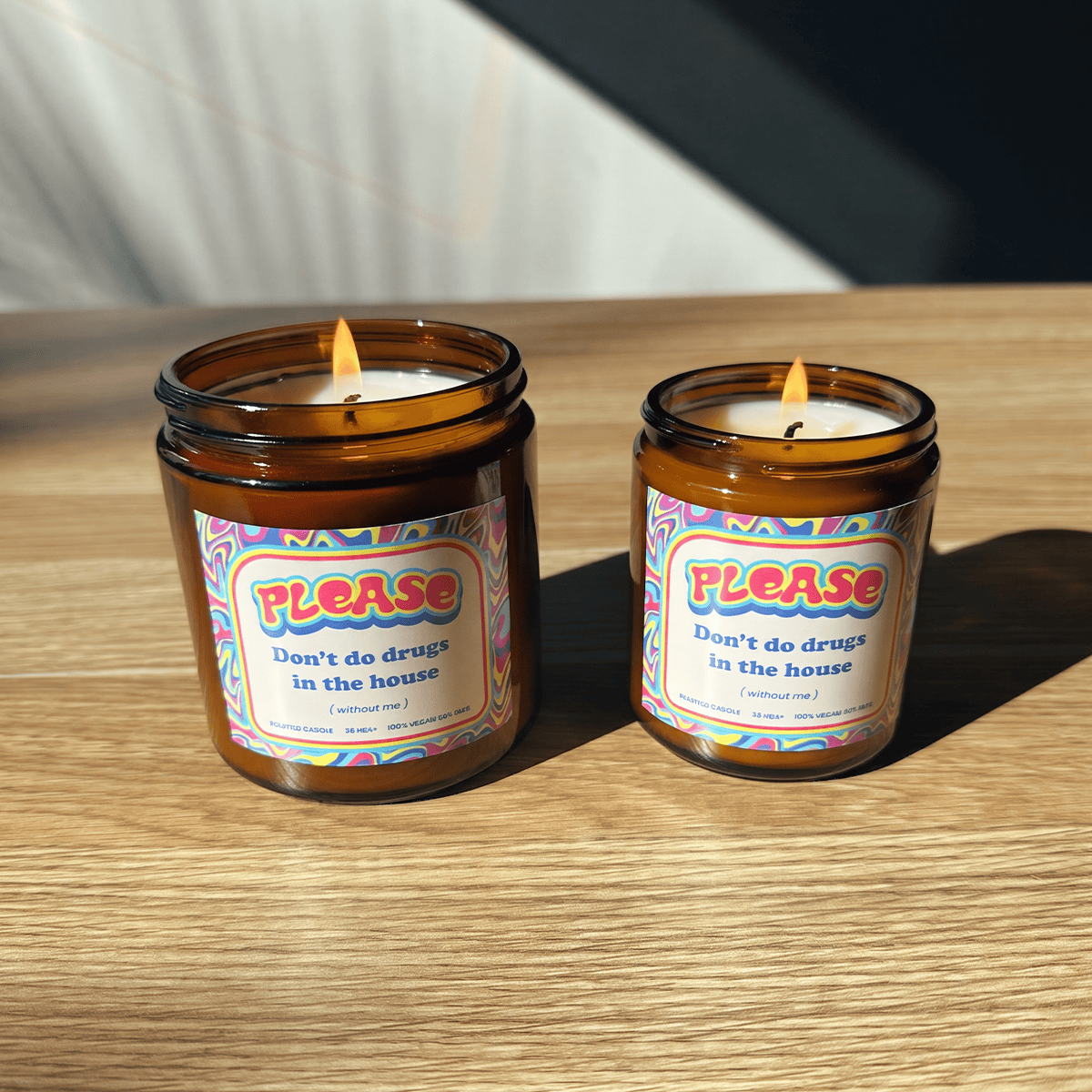 Please Don't Do Fun (without me) 🎉- Scented Candle