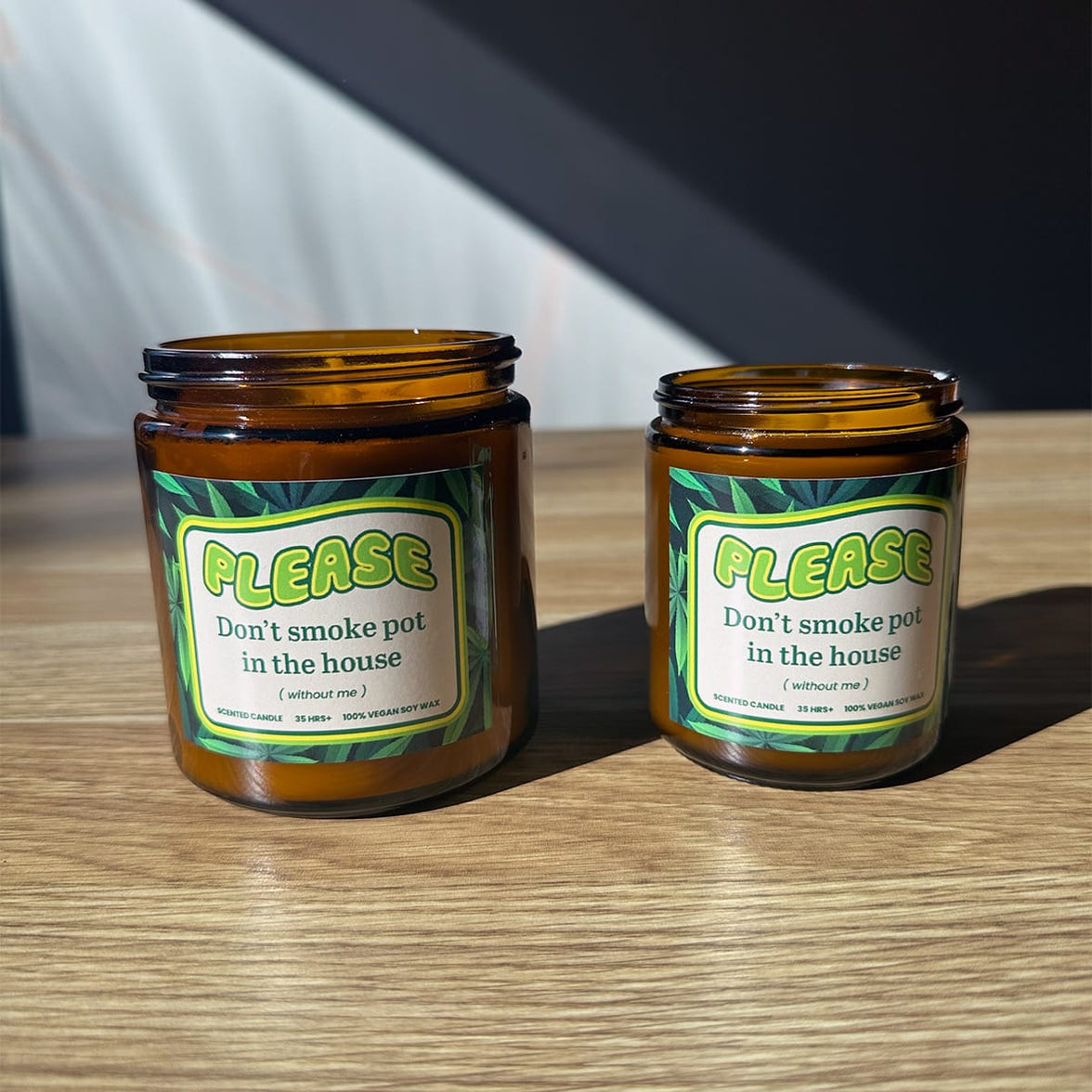 Please Don't Do Pot (without me) 🌿 - Scented Candle