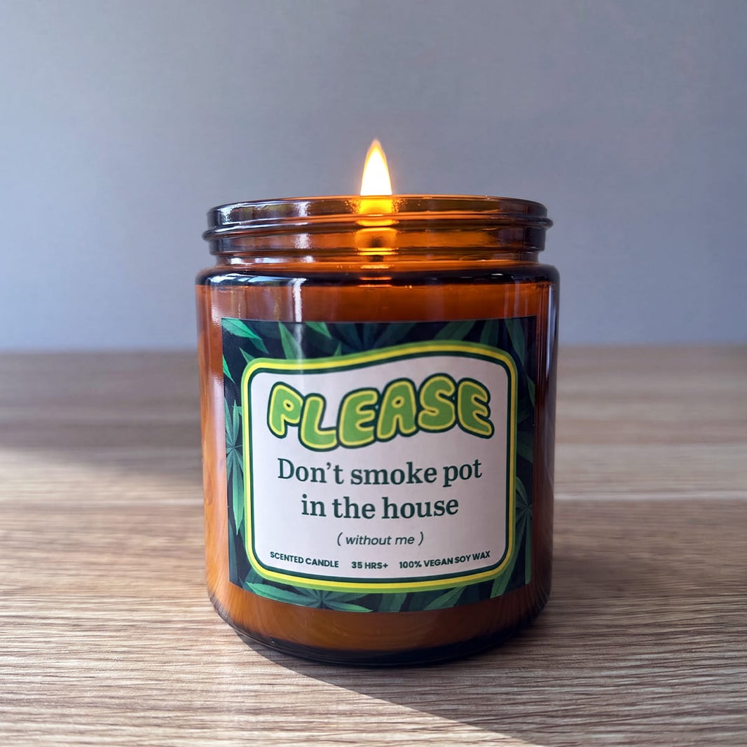 Please Don't Do Pot (without me) 🌿 - Scented Candle