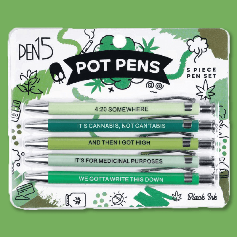 Pot Pens 🌿🖊️ - Funny Pens