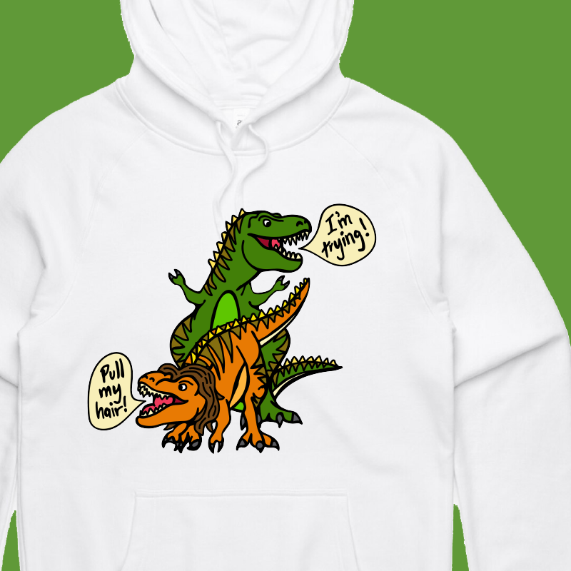 Pull My Hair 🦖🦕 – Unisex Hoodie