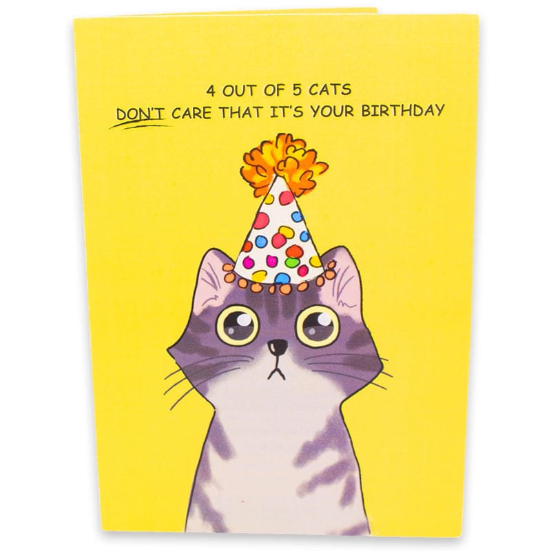 Purrfect Birthday 😺🎉- 3D Inappropriate Greeting Card