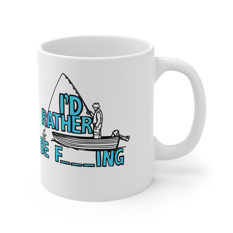 Rather Be Fishing 🐟🍆 - Coffee Mug