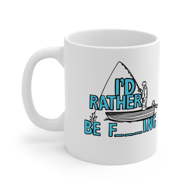 Rather Be Fishing 🐟🍆 - Coffee Mug