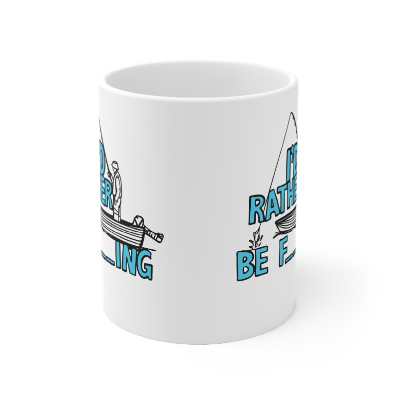 Rather Be Fishing 🐟🍆 - Coffee Mug