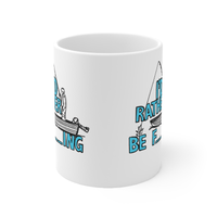 Rather Be Fishing 🐟🍆 - Coffee Mug