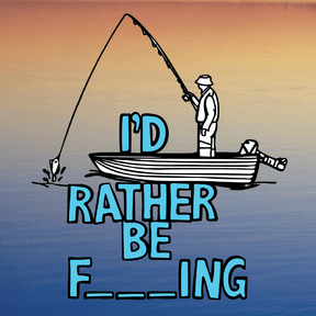 Rather Be Fishing 🐟🍆 - Stubby Holder