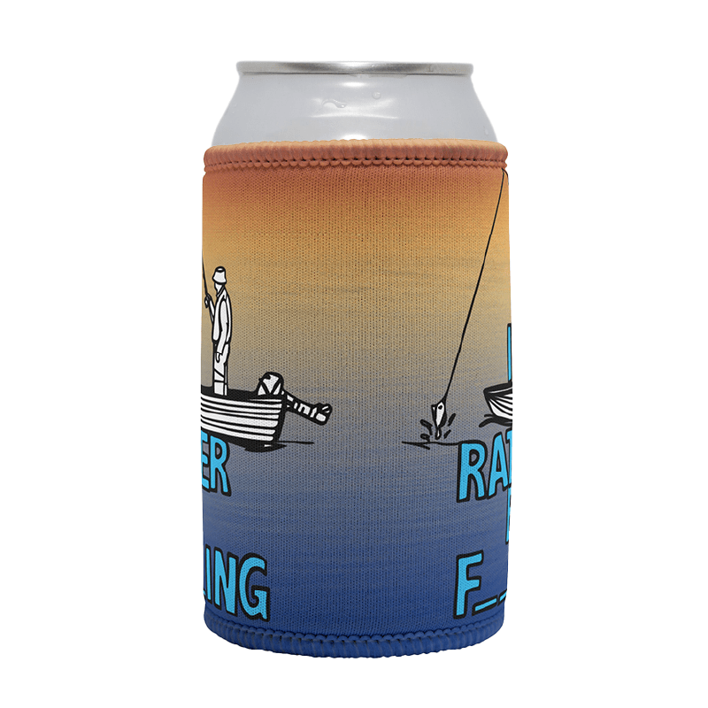 Rather Be Fishing 🐟🍆 - Stubby Holder