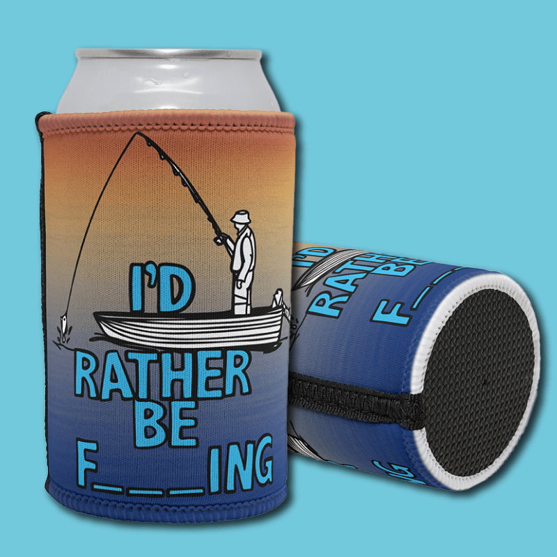 Rather Be Fishing 🐟🍆 - Stubby Holder