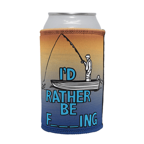 Rather Be Fishing 🐟🍆 - Stubby Holder