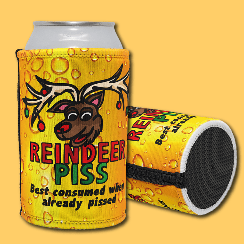 Reindeer Piss 🦌🍺 – Stubby Holder