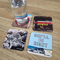 RevHead Set (4-Pack) - Coaster Set 🔧🍻