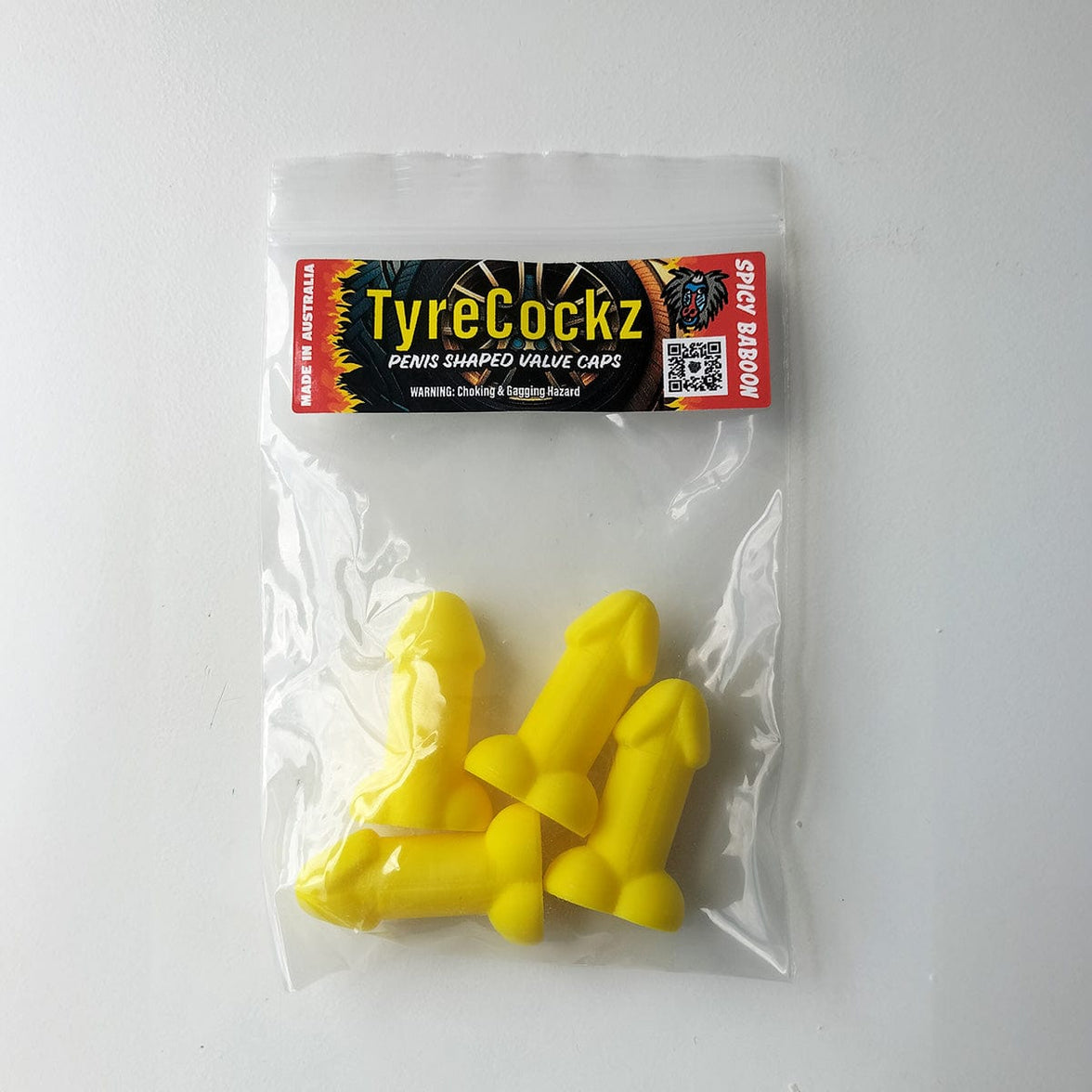 Rooster Shaped Valve Stem Cap 🐓🧢 - TireCockz Prank (4 Pack!)