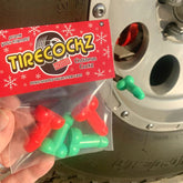 Rooster Shaped Valve Stem Cap Xmas Edition 🐓🧢 - TireCockz Prank (4 Pack!)