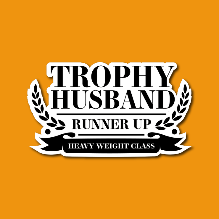 Runner Up Lettering Runner Up Husband 👨🥈 – Sticker
