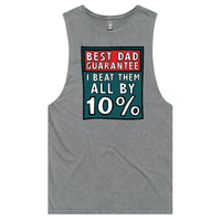 S / Ash / Large Front Design Best Dad Guarantee 🔨 - Tank